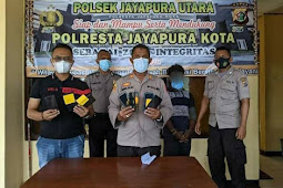 Curi 7 Unit HP, Seorang Pria Diamankan Polsek Jayapura Utara