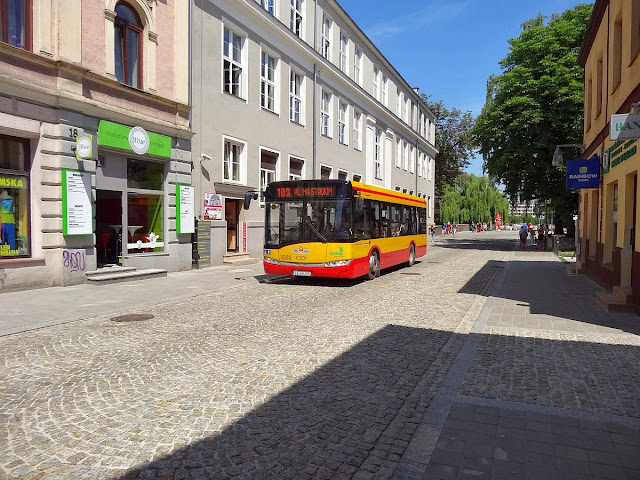 Autobus linii 103 w Kielcach