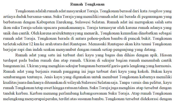 Kisi-Kisi, Soal dan Kunci Jawaban PAS Bahasa Indonesia SMP Kelas 7 Semester Ganjil