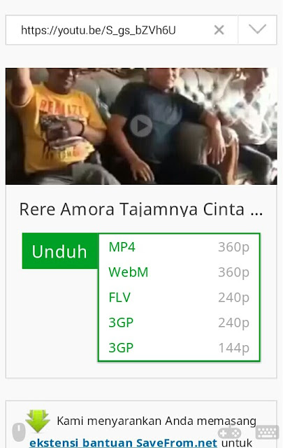 Maskudet download video di YouTube 