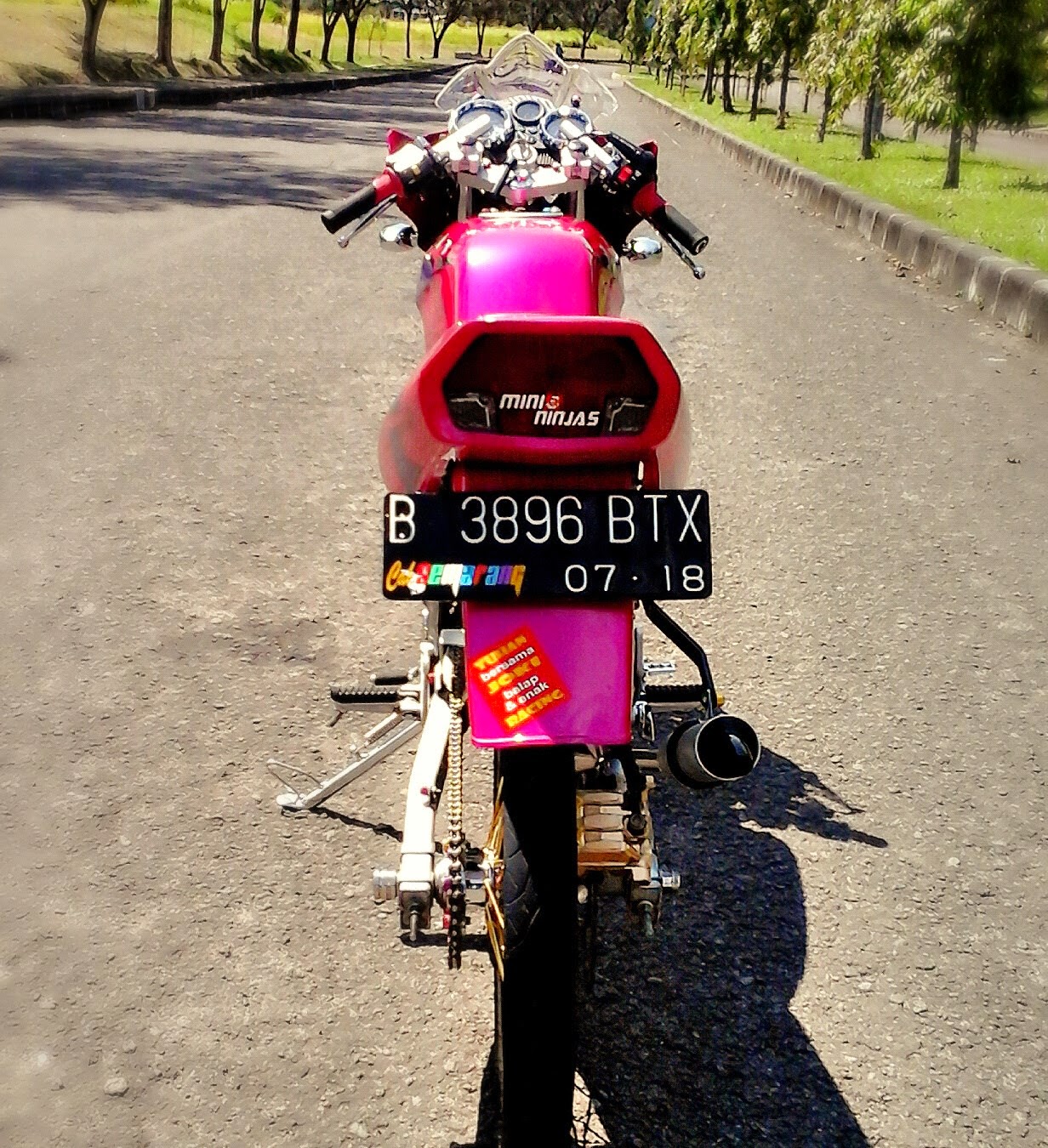 MOTOR NINJA Ninja Pink Punya Mas Jo Masya Pinky Boyz