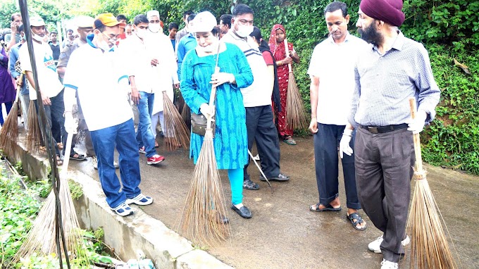 Massive cleanliness drive by District Administration at Haflong