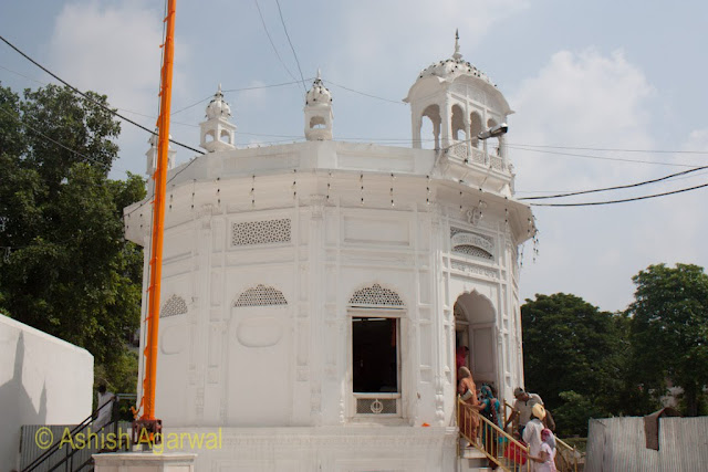 A photo of the Thara Sahib, the shrine of the 9th Guru of the Sikh religion inside the Golden Temple in Amritsar