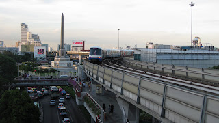 Skytrain near Victory Monument, Bangkok