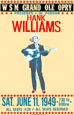 Hank Williams Grand Ole Opry debut poster