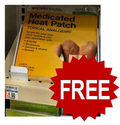 FREE CVS Health Medicated Heat Patch
