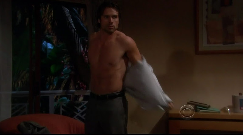 Joshua Morrow Shirtless on Young and the Restless 20110413