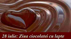 28 iulie: Ziua ciocolatei cu lapte