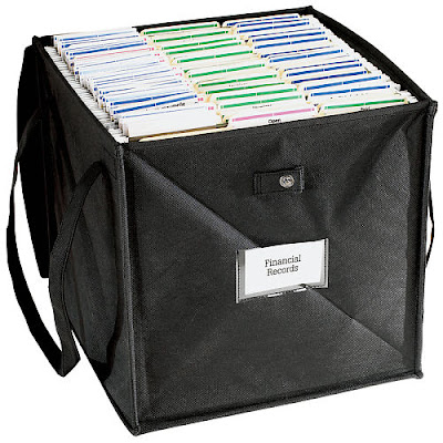 pop-up nylon file tote