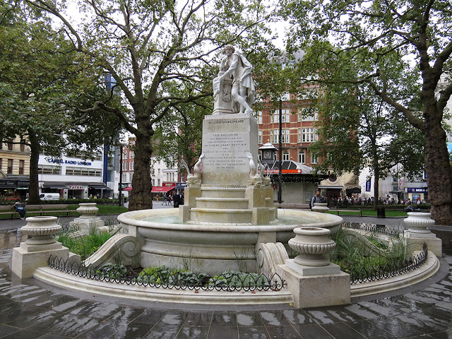 William Shakespeare by Giovanni Fontana, Leicester Square Gardens, London