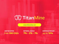 Cara mendapatkan Bitcoin & 100 Gh/s dari situs Titanmine.net