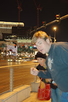 Tirando a maior onda em Las Vegas