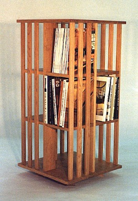 revolving bookcase