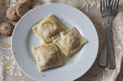 Ravioli z dynią i amaretti