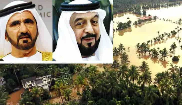 UAE HAS OFFERED 700 CRORES IN AID FOR KERALA FLOODS