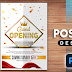 How to make grand opening Poster in | Photoshop 2021 Tutorial |