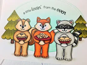 Sunny Studio Stamps: Woodsy Creatures Fall Card by Challenge Winner Stephanie Davis.