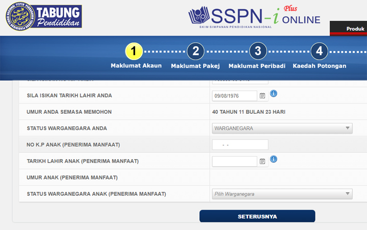 Cara Buka Akaun Sspn I Plus Secara Online