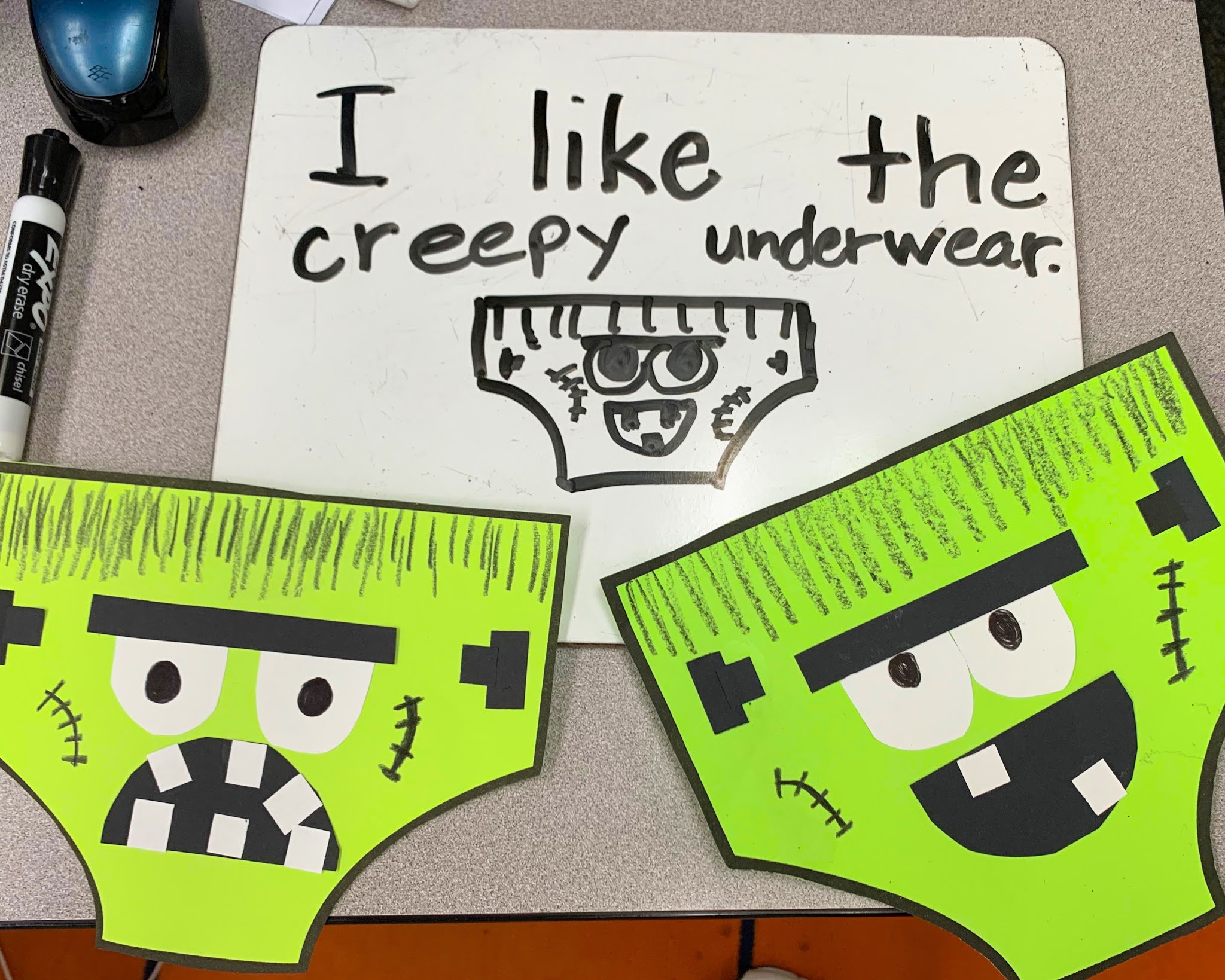 Creepy Pair of Underwear Activities - Novel Effect