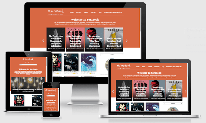 Sora Book - Responsive eBooks Blogger Template