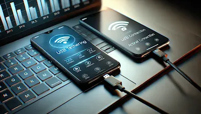Cara Menyambungkan Internet HP Android ke Laptop Windows dengan Kabel Data