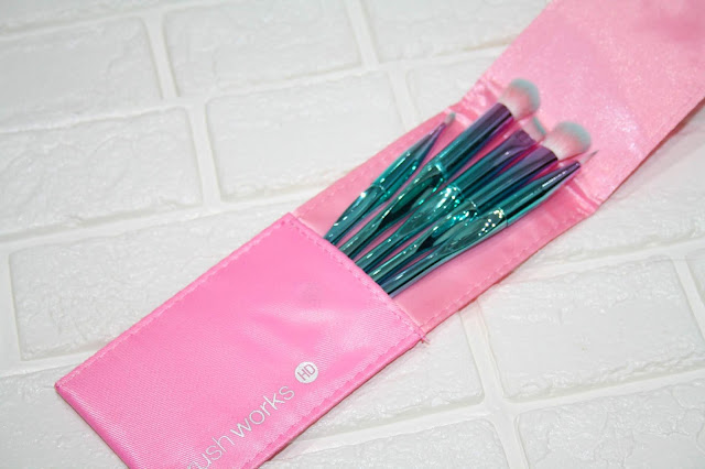 Brushworks Precision Eye & Brow Brush Set Review with Photos