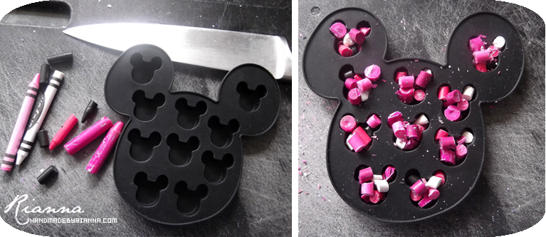 Hand Made By Rianna: Homemade Minnie Mouse Crayons