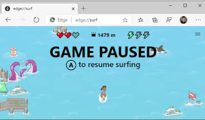Come giocare al gioco di surf segreto di Microsoft Edge