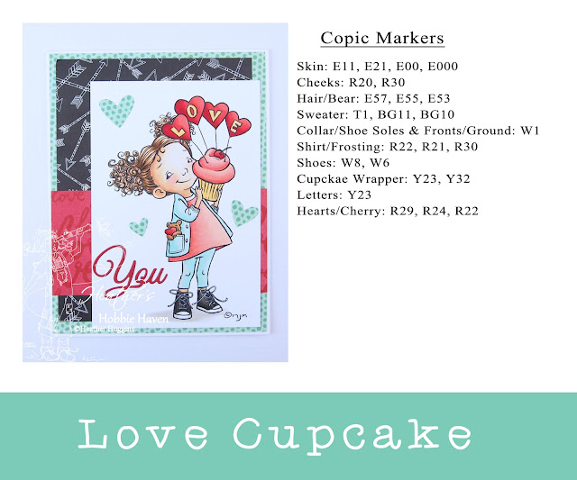 Heather's Hobbie Haven - Love Cupcake Card