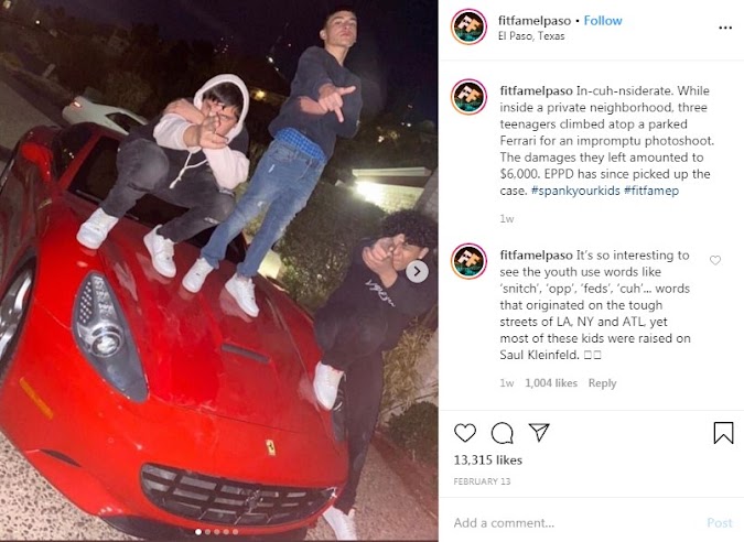 Teens Posing On Ferrari California Hood Accused Of Causing $6,000 Worth Of Damage