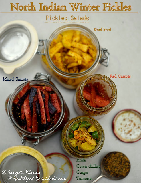 north Indian winter pickles 