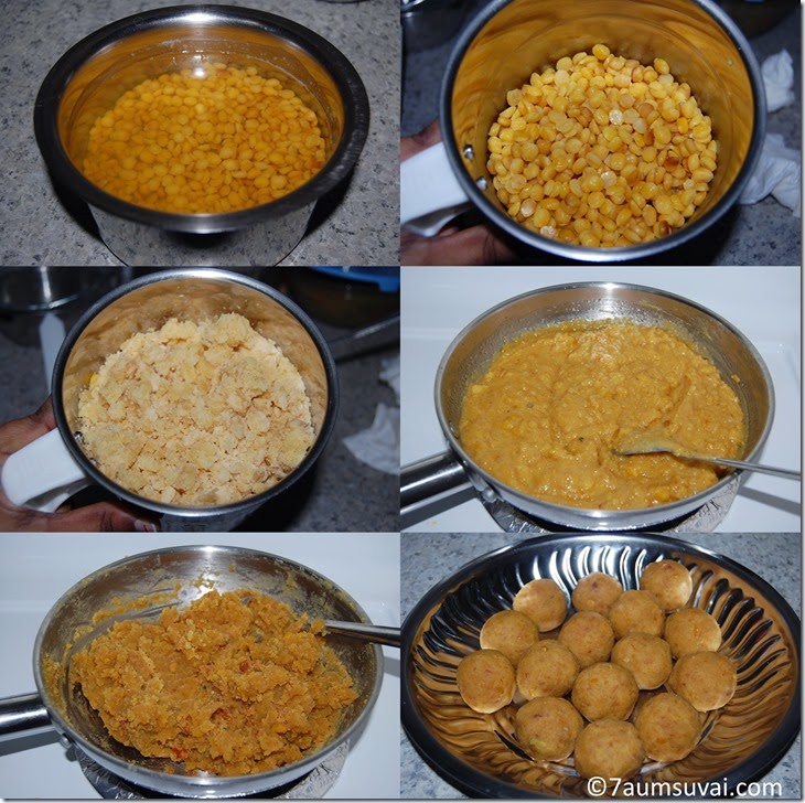 Kadalai paruppu poorna suyam process