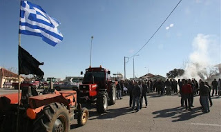 στον κόμβο της Μαραθιάς έδωσαν οι Ηλείοι αγρότες