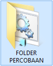Cara Menyembunyikan Folder Menggunakan Notepad Folder Percobaan jonarendra