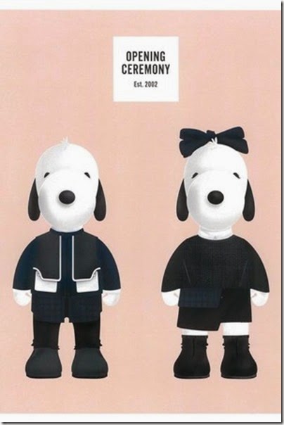 Peanuts X Metlife - Snoopy and Belle in Fashion by Opening Ceremony