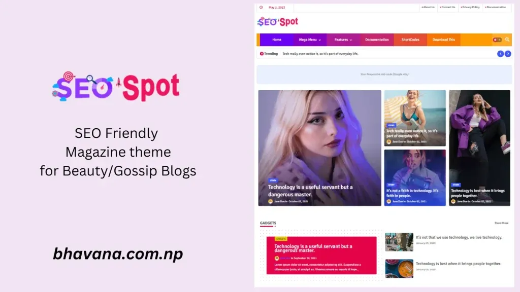 SEO Spot Blogger Template