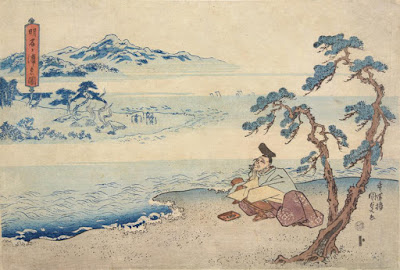 Ukiyo-e. Aizuri-e. Träsnitt. Kunisada.