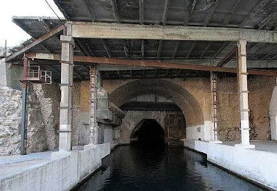 Black Sea Russian Submarine Base Underground Entrance