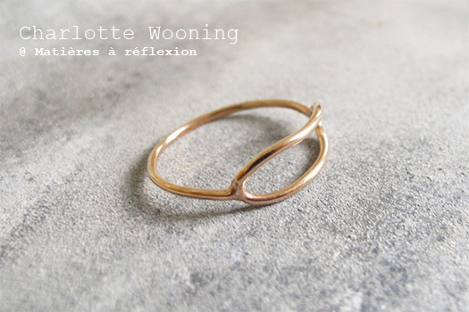 Bague vermeil rose Charlotte Wooning