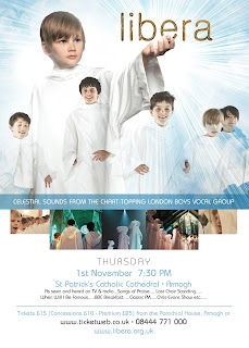 Libera's concerts/tour in St.Patrick's Catholic Cathedral, Armagh, Northern Ireland, 2012. 