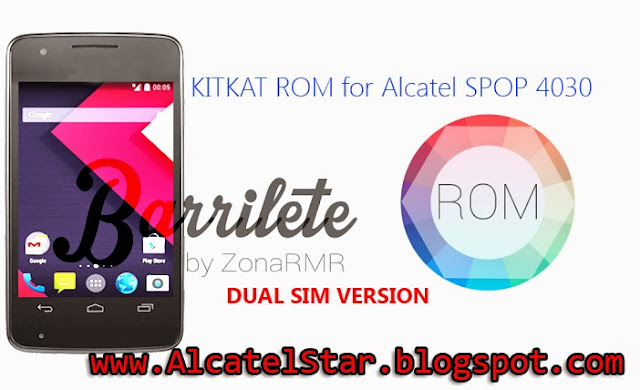 kitkat fast rom on alcatel one touch spop 4030 glory 2