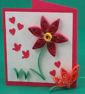 Paper quiling: Quilled flowers