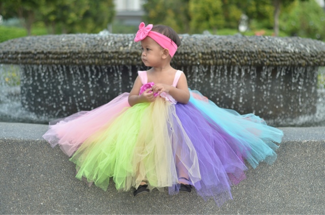 Kid in Colourful Tutu Dress | Photoshoot by jmrdotcom