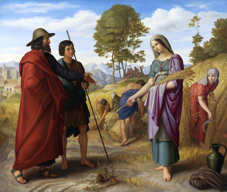 Julius Schnorr von Carolsfeld - Ruth in Boaz Field 1828