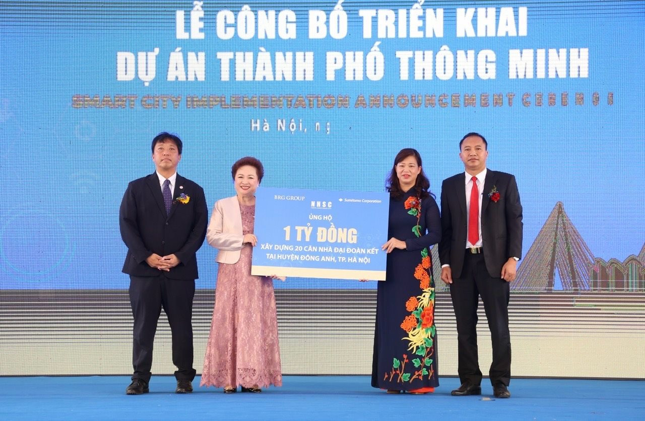 Sumitomo - BRG chính thức triển khai siêu dự án Thành Phố Thông Minh trị giá 4,2 tỷ USD tại Đông Anh