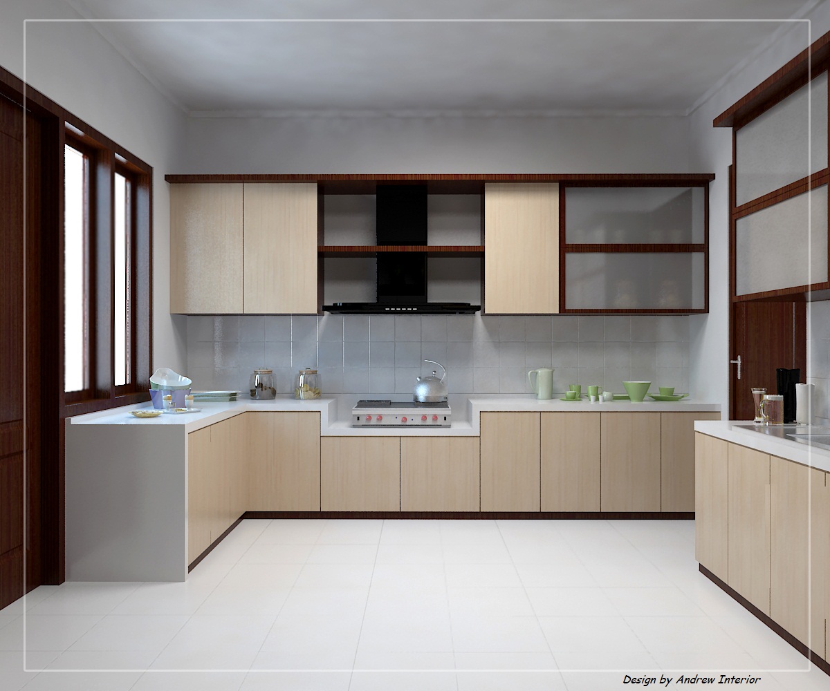 Andrew Interior Design Dapur  II Dengan Kitchen Set