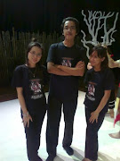 All the crews of Opera Comique. Elly (usher), Irwan (stage crew), .