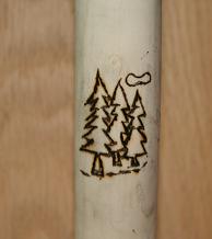 Wood Hiking Stick