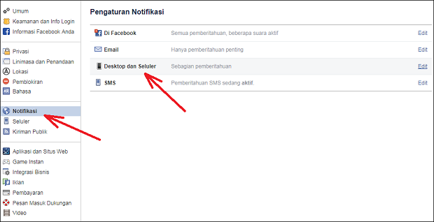 Cara Menonaktifkan / Aktifkan Notifikasi Facebook Desktop di Google Chrome