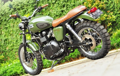 Foto Modifikasi Triumph Scrambler 2011 Bergaya